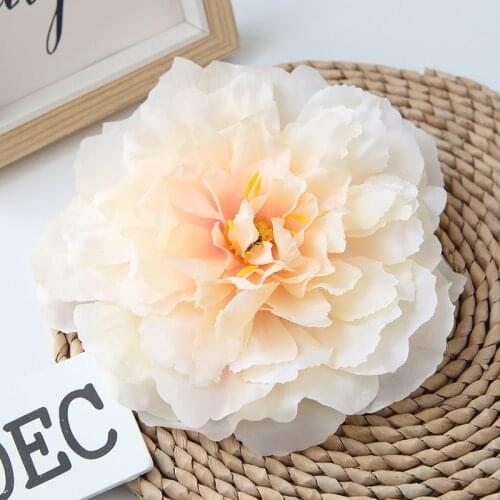 20PCS/lot High quality 16cm artificial peony flower head simulation decoration peony head DIY wedding family party flower decor