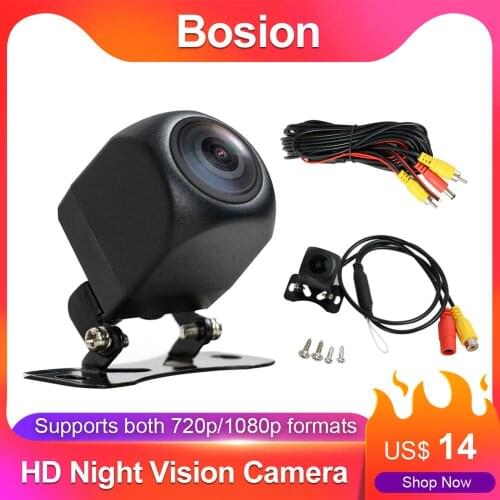 Bosion AHD 720P/1080P Car Camera 170 Degree Fish Eye Lens Starlight Night Vision HD Vehicle Rear View Camera NEW