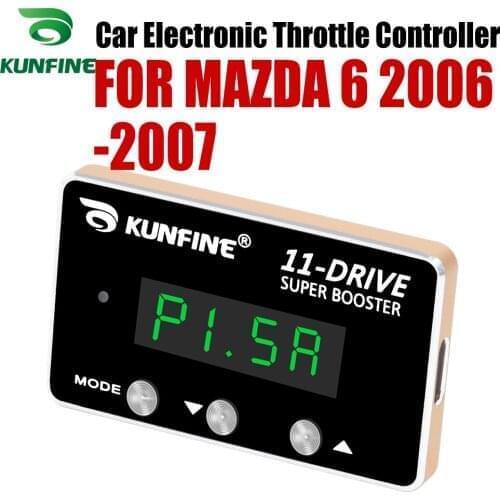 KUNFINE Car Electronic Throttle Controller Racing Accelerator Potent Booster For MAZDA 6 2006-2007 Tuning Parts