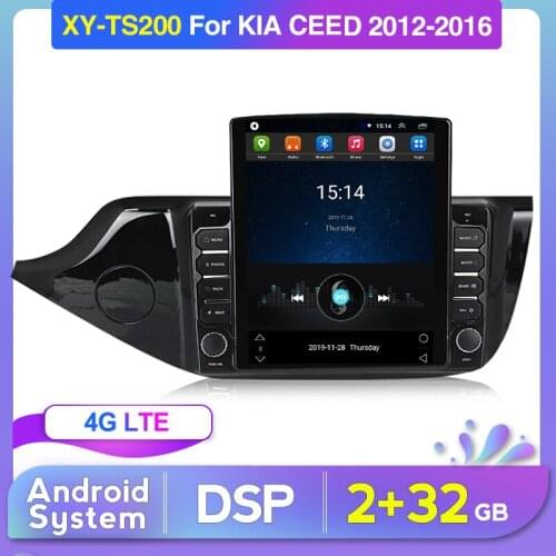 Android Car Multimedia Player For Kia CEED Cee'd 2 JD 2012-2016 Autoradio GPS Navigation Camera WIFI 2.5D Screen Stereo Auto DSP
