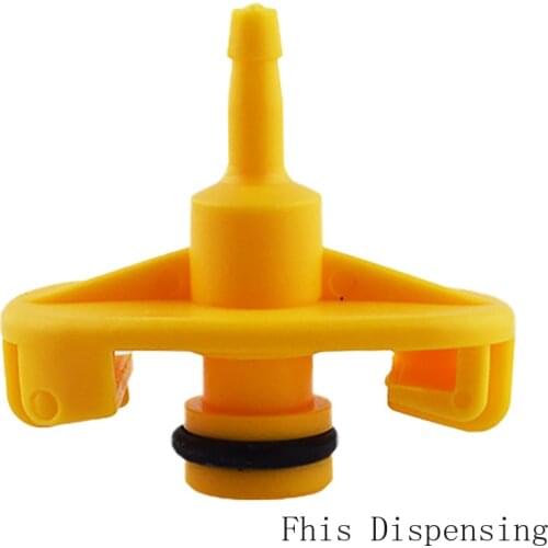 Wholesales Dispensing Parts 5cc Barrel Adapter Fitting with O-Ring