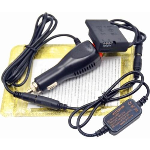 EH-5A power cable+EP-5A EN-EL14 dummy battery+12V-24V car Cigarette charger for Nikon P7000 P7800 D5500 D5600 D3300 D5100 D5300