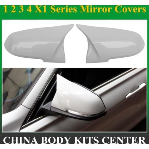 F30 M3 Look ABS / Carbon Fiber Replacement Mirror Cover For BMW F20 F22 F30 F31 F35 GT F34 F32 F33 F36 X1 E84 2010 - IN