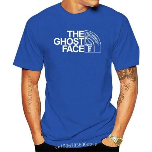 The Ghost Face Tshirt Scream Mask High Quality 100% Cotton Tees Halloween Scary Horror Movie T-shirt EU Size