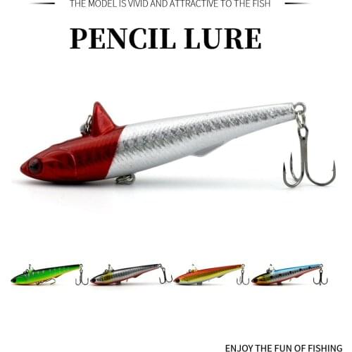 HENGJIA 1PC 9CM-14.5G Pencil Fishing Lure Hard bait Isca Artifical Hard Bait Fishing Tackle Wobblers