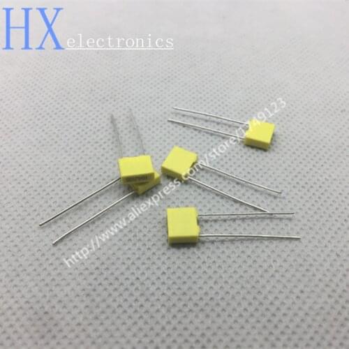 Free shipping 50PCS 100NJ100 100V104J 100NF 0.1UF 100V 104 5mm Correction Capacitor