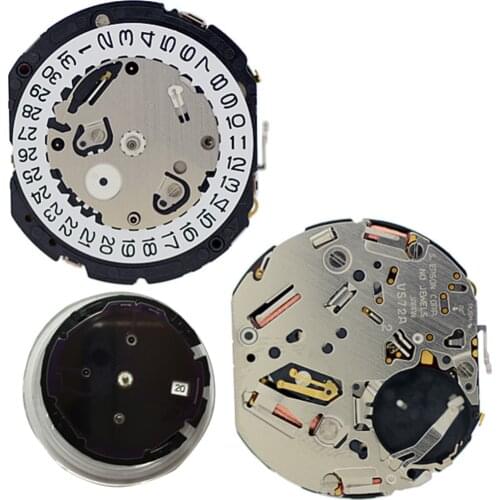 3-Hand Date At 3 Solar Quartz Watch Movement For Hattori / S. Epson VS72 Repair Replacement Accessories