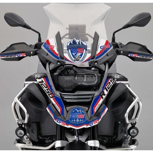 Motorcycle Stickers For BMW R1250GS R1250 R 1250 GS GSA Tank Pad Side Panel Protector Fender Front Nose Fairing Beak Adventure