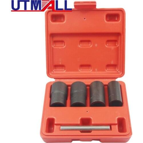 Twist Socket Set Lug Nut Remover Set - 5 Pc Metric Lug Nut Extractor Sockets