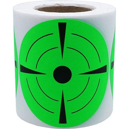 Target Sticker Fluorescent Archery Bulls-eye Sticker Bow And Arrow Green Decal For Boys Children Shooting