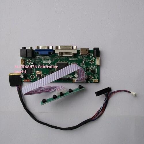 For CLAA133WA01A Panel 13.3" Controller board 1366X768 LCD monitor LED display kit 40pin Screen VGA DIY HDMI M.NT68676 DVI