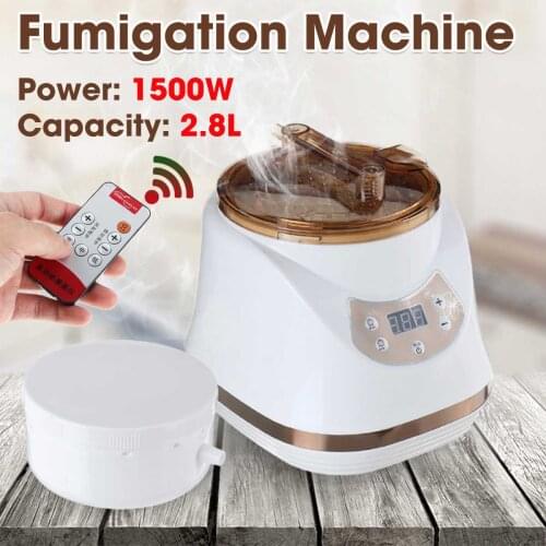 2.8L Sauna Generator Steam Generator Remote Control Powerful Fumigation Machine Home Steamer Therapy Suitable for Casks Heating