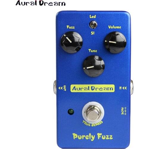 Aural Dream Purely fuzz Electric guitar effects Pedal copy Mad Professor Fire Red Fuzz True Bypass