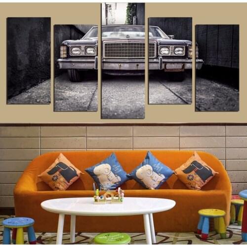 The old cars American art style canvas poster wall painting office has no frame FA615