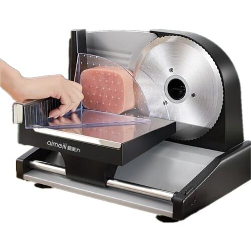 Electric Meat Cutter Lamb Roll Slicer Household Meat Grinder Semi-automatic Beef Roll Bread Hot Pot Potato Vegetable Meat Cutter
