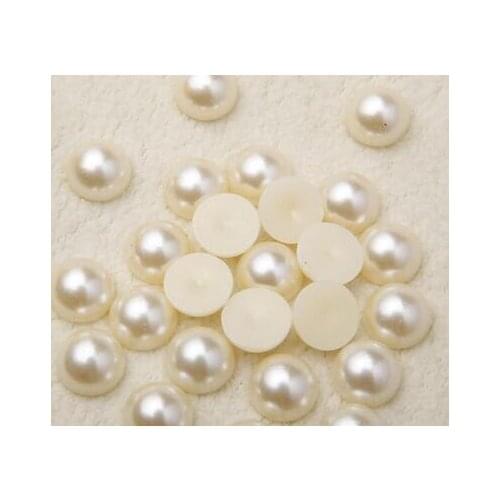 Free Shipping 18mm 20pcs 2 color,ABS half round Imitation Pearls Bead ,Pearls round for crafts, Diy accessories