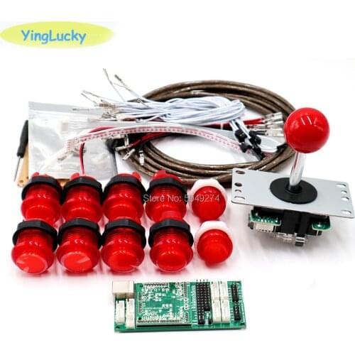 Yinglucky Arcade Kit ps4 Joystick Encoder Button Kit Compatible with playstation 4 ps4
