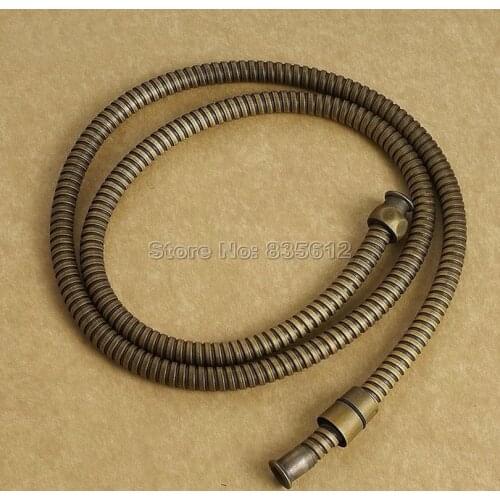1.5M Antique Brass Shower Head Hose Pipe Bathroom Shower Hoses 1/2'' Wba024