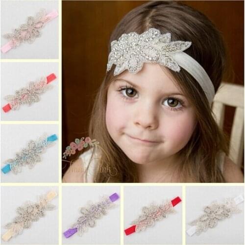 10 pcs/lot , Stunning headband Rhinestone Beaded Headband