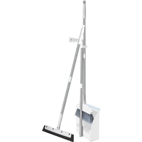 180degree Rotary Broom, Foldable Standing Dustpan Household Floor Cleaning And Wiper Set Upright Standing Dust Pan 2020