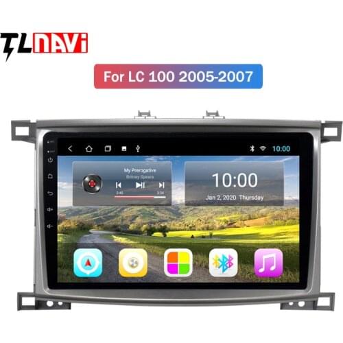 2G RAM Android 9 Car Radio for Toyota Land cruiser 100 LC100 LC 100 2005-2007 multimedia player Auto radio