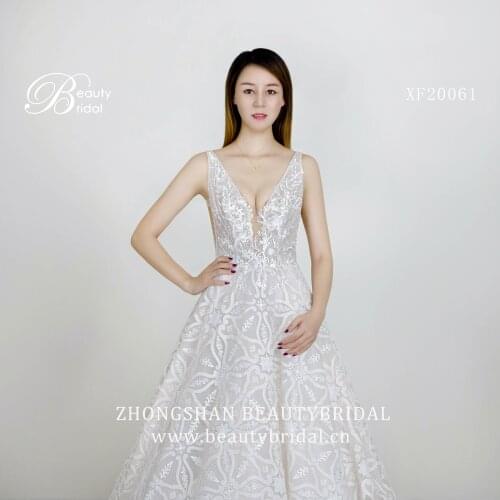 Beauty Bridal Satin Wedding Dresses