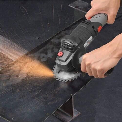 21V Brushless Angle Grinder Tool Head Angle 180-degree Rotation Cordless Power Grinder 100mm Variable Speed Polishing Machine