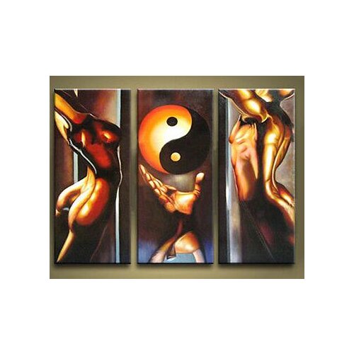 Large canvas Modern Abstract Oil Painting:FENG SHUI ZEN Wall Art Decor
