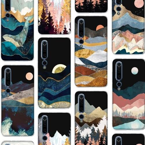 Vogue Ink Painting Funda Case for Xiaomi MI Note 10 11 10S 10T 9 9T A3 Pro Lite SE Ultra 5G Poco F3 X3 M3 FNC MIX 2S Silicone