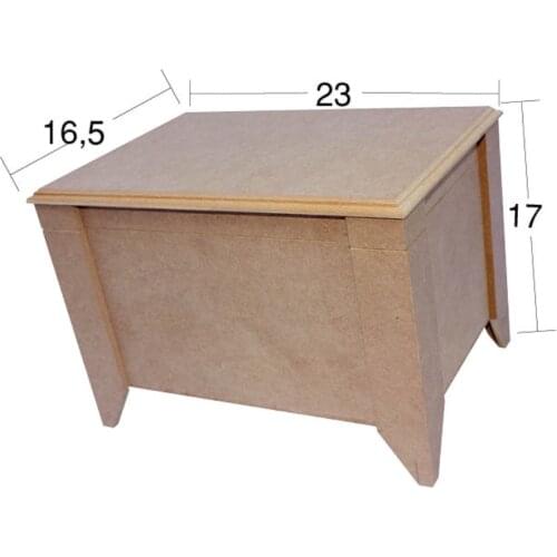 KU370 Crate Design, Can Be Painted Wood Mdf Box