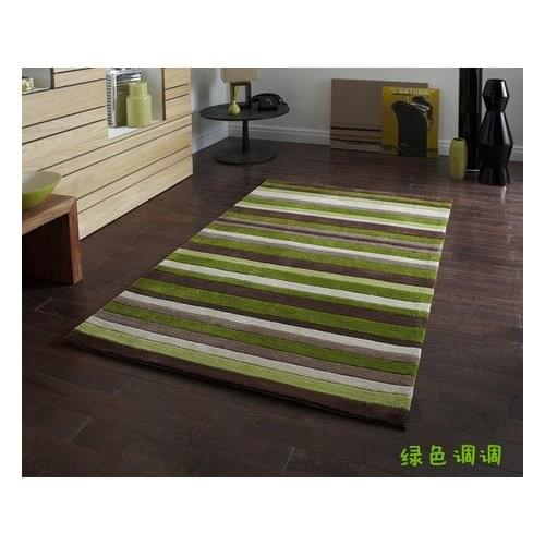 Custom made LOGO stripe carpet alfombras Modern Handmade carpets Living room Bedroom Fashion creative Coffee table sofa tapete