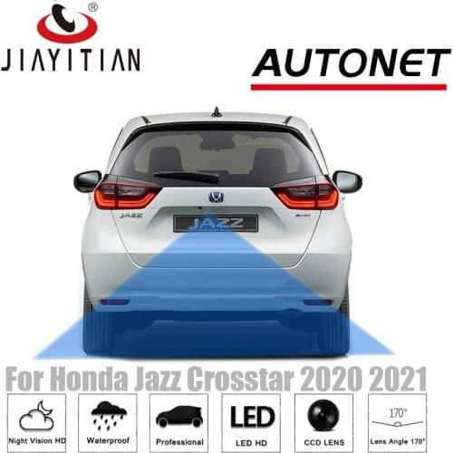 JIAYITIAN Rear View camera For Honda Jazz Crosstar 2020 2021 preform hole cameraCCD/Night Vision/Backup Reverse parking camera