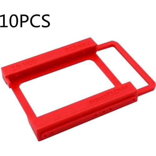 10PCS 2.5" to 3.5" Adapter SSD HDD Mounting Bracket Tray Caddy Bay Notebook Hard Drive SSD Solid State Drive Bracket