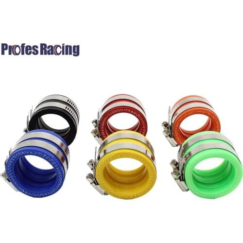 6 Colors 40mm Motorcycle Carburetor Rubber Adapter Inlet Intake Pipe For MIKUNI KEIHIN OKO KOSO PWK Carburetor accessory