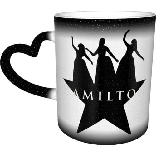 Hamilton Musical Mug Drinking Color Changing Mug Creative Cool Ceramic Cups
