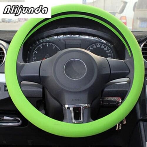 Soft Silicone Steering Wheel Cover Shell Skidproof Odorless Eco Friendly for Subaru Forester Outback Legacy Impreza XV BRZ