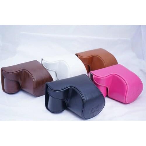 New Vintage PU leather Camera Bag Case For Sony A5000 A5100 A6000 A6300 Nex6 Camera Cover Pouch