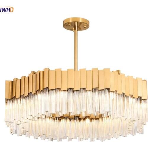 Postmodern Luxury Crystal Pendant Lights Creative Pendant Lamp Hanglamp Simple Hanging lamp Bedroom Living Room Decoration