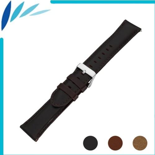Genuine Leather Watch Band for Amazfit Huami Xiaomi Smart Watchband 22mm Men Women Quick Release Strap Wrist Loop Belt Bracelet
