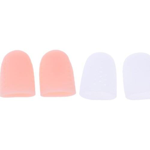 Silicone Toe Protectors, Soft Gel Toe Caps | for Ingrown Toenails, Corns, Blisters, Calluses & Hammer Toes for Men Women