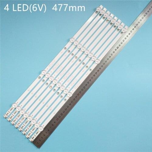LED Backlight strip 4 lamp for Philips K490WDC1 49U5070 4708-K49WDC-A4113N01 A2213N01 49PUF6032/T3
