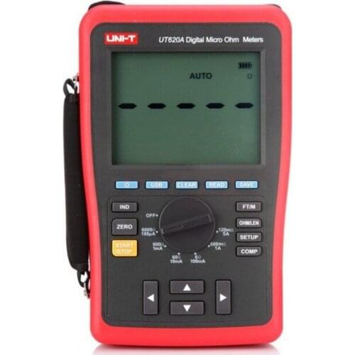 UNI-T UT620A DC Low Resistance Tester Digital Ohm Meter Milliohm Meter Micro-ohm Length Four Wire Measurement