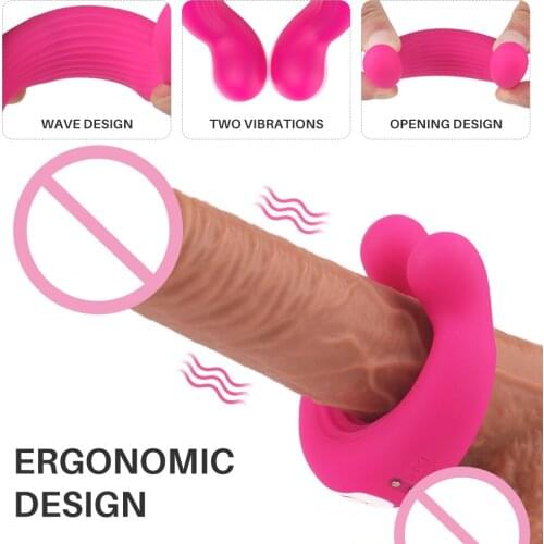 9 Modes Vibrating Penis Ring Long Lasting Erection G-Spot Clitoris Stimulator Vagina Vibrator Cock Ring Adult Sex Toys For Men
