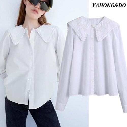 YAHONG&DO Blouses With Embroidery