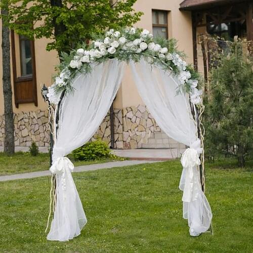 Iron Wedding Arch Decorative Garden Backdrop Pergola Stand Flower Frame For Marriage birthday wedding Party Decoration DIY Arch
