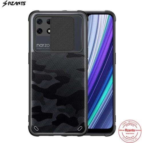 Rzants For OPPO Realme Narzo 30A Narzo20 Realme C12 C25 Case Hard [Camouflage Lens] Lens Protect Slim Crystal Clear Cover
