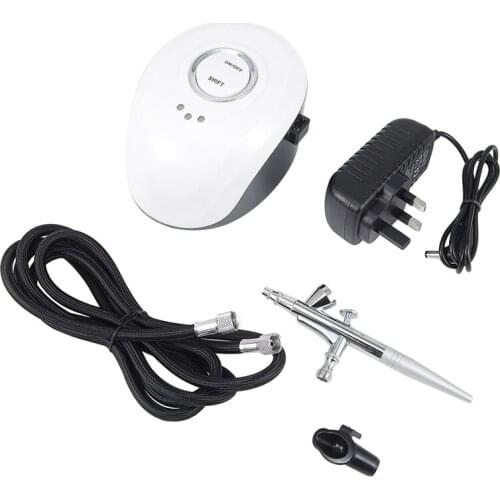 0.4mm Mini Airbrush With Compressor Dual Action Paint Spray Gun Art Paint Kit For Cake Decoration Nail Painting Beauty Makeup