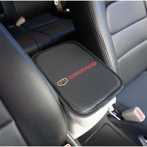 1PCS Car Armrest Pad Covers Auto Seat Armrests Storage Protection Cushion for Geely Emgrand Ec7-Rv X7 Emgrand Ex7 7 Ec8 EC7