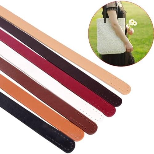 2 pieces/pair 60cm PU leather bag strap ladies shoulder bag handbag strap handbag handmade DIY belt bag accessories