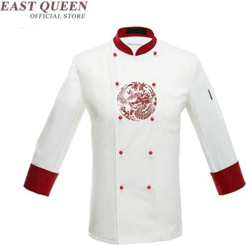 2018 New Winter Long-sleeve Breathable Double-breasted Restaurant Chef Jacket Kitchen Cook Suit Man Woman Chef Uniform NN0049